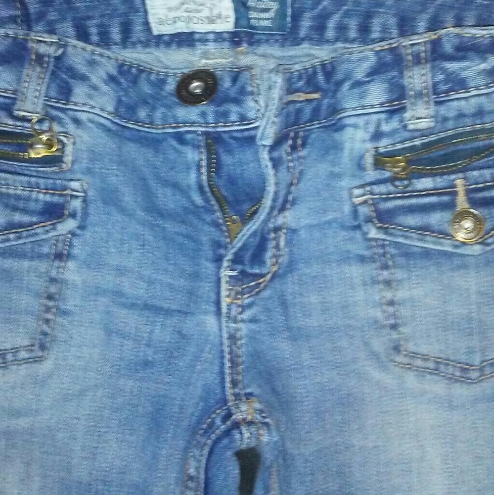 Jeans slightly worn